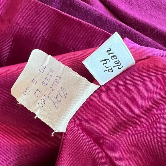 PENDLETON Vintage Wool Fuschia Single Breasted Blazer Size 12 - Picture 7 of 7
